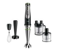 Braun MultiQuick 9 - Mixeur Plongeant, Anti Splash, Sélection Précise de la Vitesse, Active PowerDrive pour des Résultats Onctueux, Blender 1,2L, Hachoir, Verre Doseur 600mL, 1200W, Noir (MQ9187XLI)
