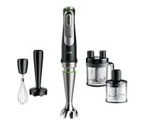 Braun MultiQuick 9 - Mixeur Plongeant, Anti Splash, Sélection Précise de la Vitesse, Active PowerDrive pour des Résultats Onctueux, Blender 1,2L, Hachoir, Verre Doseur 600mL, 1200W, Noir (MQ9187XLI)