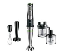 Braun MultiQuick 9 - Mixeur Plongeant, Anti Splash, Sélection Précise de la Vitesse, Active PowerDrive pour des Résultats Onctueux, Blender 1,2L, Hachoir, Verre Doseur 600mL, 1200W, Noir (MQ9187XLI)