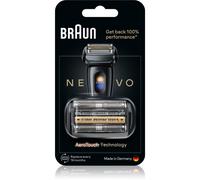 Braun Grille Rasoir Electrique Homme NEVO, Noire | Recharge de Lames Officielle, Conçu pour Préserver Un Rasage Optimal, Dédiée à la Série Dotée de la Technologie AeroTouch