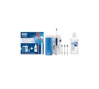 Oral-B OxyJet Hydropulseur Pack Super-bulles Adulte Brosse à dents rotative Bleu, Blanc