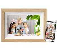 Braun Phototechnik DigiFrame 10W WiFi Cadre photo numérique Wi-Fi 25.7 cm 10.1 pouces CEE: C (A - G) 1280 x 800 Pixel 32 GB hêtre