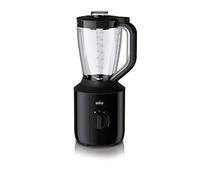 Braun Powerblend 3 1,5 L Mélangeur de Table Noir 800 W Powerblend 3, Mélangeur de Table, 1,5 L, Fonction d'impulsion, Pileur de Glace, 0,85 m, 800 W