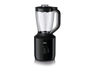 Braun Powerblend 3 1,5 L Mélangeur de Table Noir 800 W Powerblend 3, Mélangeur de Table, 1,5 L, Fonction d'impulsion, Pileur de Glace, 0,85 m, 800 W