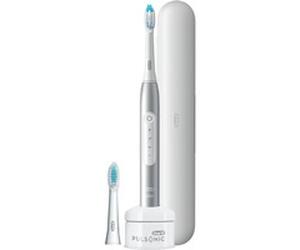 Braun Pulsonic Slim Luxe 4500 Adulte Brosse à dents à ultrasons Platine, Brosse a dents electrique