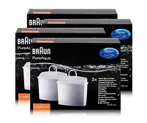 Braun PureAqua BRSC006 Lot de 4 cartouches filtrantes à eau