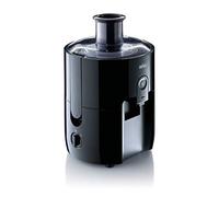 Braun PurEase SJ 3100 BK Centrifugeuse pour jus faits maison, grand puits de remplissage pour fruits entiers, avec technologie ColdXtract pour préserver les vitamines, 500 W, noir