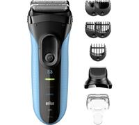 Braun Rasierer Series 3 3010BT Black/Blu Rasoir lavable bleu, noir