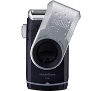 Braun MobileShave M90 Bleu, Argent