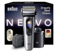 Braun Rasoir Electrique Homme NEVO11005C, Système 7-en-1, Argent