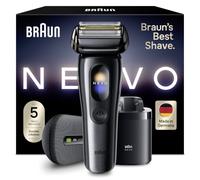 Braun Rasoir Electrique Homme NEVO11005C, Système 7-en-1, Argent