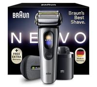 Braun Rasoir Electrique Homme NEVO17005C, Système 7-en-1, Argent
