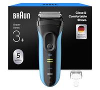 Braun Rasoir Electrique Homme Series 3 ProSkin 3040s Noir-Bleu, Avec Tondeuse De Précision Pour Sculpter Les Moustaches Et Micro-Peigne Pour Rasage Efficace, Même A Raser Les Barbes De 3 Jours