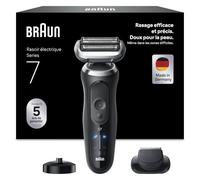 Braun Rasoir Electrique Homme Series 7 72-N4200cs Noir - Etanche, Batterie Rechargeable, 3 Modes de Rasage, Coffret avec Etui de Voyage, Accessoire Tondeuse de Précision
