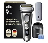 Braun Rasoir Electrique Homme Series 9 Pro 9477cc | Alternative au Laser à Domicile, Filaire, avec Pochette, Rasoir Gillette Venus, 2 Têtes