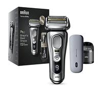 Braun Rasoir Electrique Homme Series 9 Pro 9477cc | Etanche, Batterie Rechargeable, Tondeuse ProLift, Station de Nettoyage, Etui PowerCase