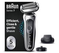 Braun Rasoir Electrique Pour Homme Series 7 71-S4200cs, Avec Accessoire De Rasage Tondeuse De Précision, Base De Recharge, Technologie Wet et Dry, Rechargeable, Rasoir À Grille Sans Fil, Argent