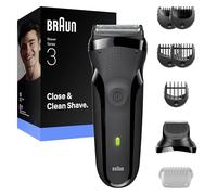 Braun Series 3 81702942 rasoir pour homme Rasoir à grille Tondeuse Noir, Vert