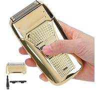 Braun Rasoirs Électriques Hommes Rechargeable Électrique Rasoir À Reciprocité Portable Hommes Barbe Tondeuse Rasoir Hine Or