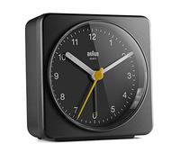 Braun Réveil à Quartz Plastique Noir Normal