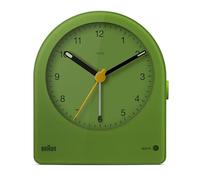 Braun Réveil analogique Classique avec répétition (Fonction Snooze) et rétroéclairage continu, Mouvement Silencieux à Quartz, bip de l’Alarme en Crescendo, modèle BC22GN Vert