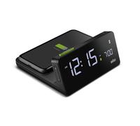Braun - Réveil LCD avec chargeur Qi - BC21BEU