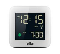 BRAUN Réveil numérique BC09B-DCF (blanc)