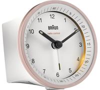 BRAUN Réveil radio BC07PW-DCF rose/blanc