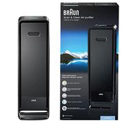 Braun Scan & Clean BFD104BE Purificateur d'air lavable et permanent pour grandes pièces, bureaux, cuisines, chambres, salles de classe jusqu'à 129 m² - Triple filtration - Allergie, pollen, rhume des