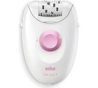 Braun Silk-épil 1 1-010 épilateur 20 pince(s) Rose, Blanc