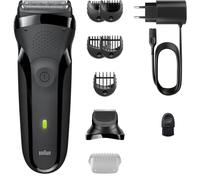 Braun Series 3 81702942 rasoir pour homme Rasoir à grille Tondeuse Noir, Vert