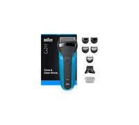 Braun Series 3 310BT Rasoir à grille Tondeuse Noir, Bleu