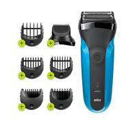 Braun Series 3 310BT Rasoir à grille Tondeuse Noir, Bleu