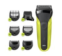 Braun Series 3 81702942 rasoir pour homme Rasoir à grille Tondeuse Noir, Vert