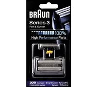 Braun Series 3 Pièce de Rechange Pour Rasoir Électrique Noir, 30B, Pour la série 3 (ancienne génération), la série 1 (ancienne génération), TriControl, Cadeau Saint Valentin