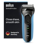 Braun Series 3 3010 Wet & Dry Rasoir à grille Tondeuse Noir, Bleu