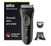 Braun Series 3 3000BT Shave&Style Rasoir à grille Tondeuse Gris