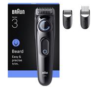 Braun BT3520 tondeuse à barbe Batterie 40 2 cm Noir, Bleu