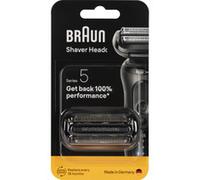 Braun Tête De Rasoir Electrique Homme Series 5 54B Originale, Remplacement De La Grille pour Rasage De Près, Lames Flexibles, Elément De Rechange Officiel pour Rasoirs 50, 51, 52