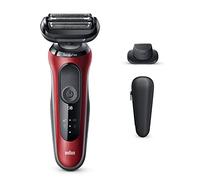 Braun Series 6 60-R1200s Rasoir à grille Tondeuse Rouge