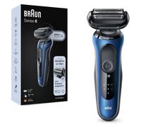 Braun Series 6 61-B1000s Rasoir à grille Noir, Bleu