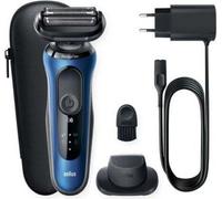 Braun Series 6 61-B1200s Rasoir à grille Tondeuse Noir, Bleu
