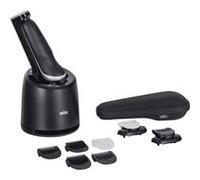 Braun Rasoir Electrique Homme Series 6 62-S7650CC Argent, Etanche, Lames Flexibles Pour Raser Doucement La Barbe et Le Visage, 2 Modes De Rasage, Tondeuse Pour Le Corps, Coffret Station De Nettoyage