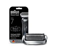Braun Series 7 74S Tête de Rasage Noire/Acier Inoxydable - 1 Tête, Remplacement Recommandé 18 Mois, Compatibilité Series 7