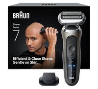 Braun Series 7 72-C1200s Rasoio Elettrico Uomo, Grigio/Nero, Batteria Li-Ion