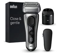 Braun Series 8 8567cc Rasoir Électrique Pour Homme, 4 Éléments De Rasage, Tondeuse De Précision Intégrée, Station SmartCare, Étanche, 60 Minutes D’Autonomie, Fabriqué En Allemagne, Argent