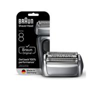 Braun Series 8 - Tête de rasage 83M Noire/Inox - 1 Tête - Durée 18 mois - 3 Lames - Compatibilité Series 8 - Réf: 879743