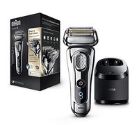 BRAUN Series 9 9296cc Technologie Wet&Dry/Système Clean&Charge Rasoir Électrique Chrome Premium