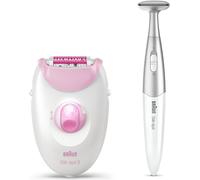 Braun Silk-épil 3 3-321 20 pince(s) Rose, Blanc