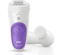 Braun Silk-épil 5 5/870 SensoSmart Épilateur Électrique Violet Et 5 Accessoires Blanc / Mauve